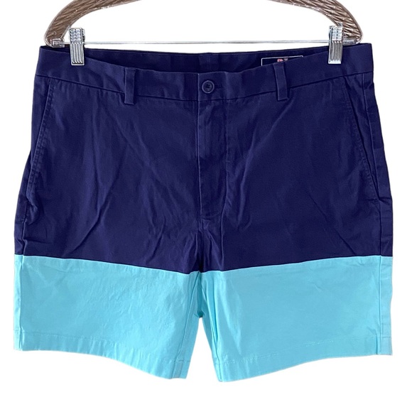 Vineyard Vines Men’s 7” Pieced Stretch Breaker Shorts Size 35 - Picture 1 of 8